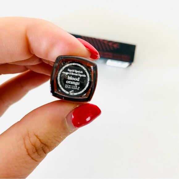 3/$20 NEW MENTED SEPHORA Blood Orange Fiery Red Matte Finish Liquid Lipstick - Picture 8 of 11